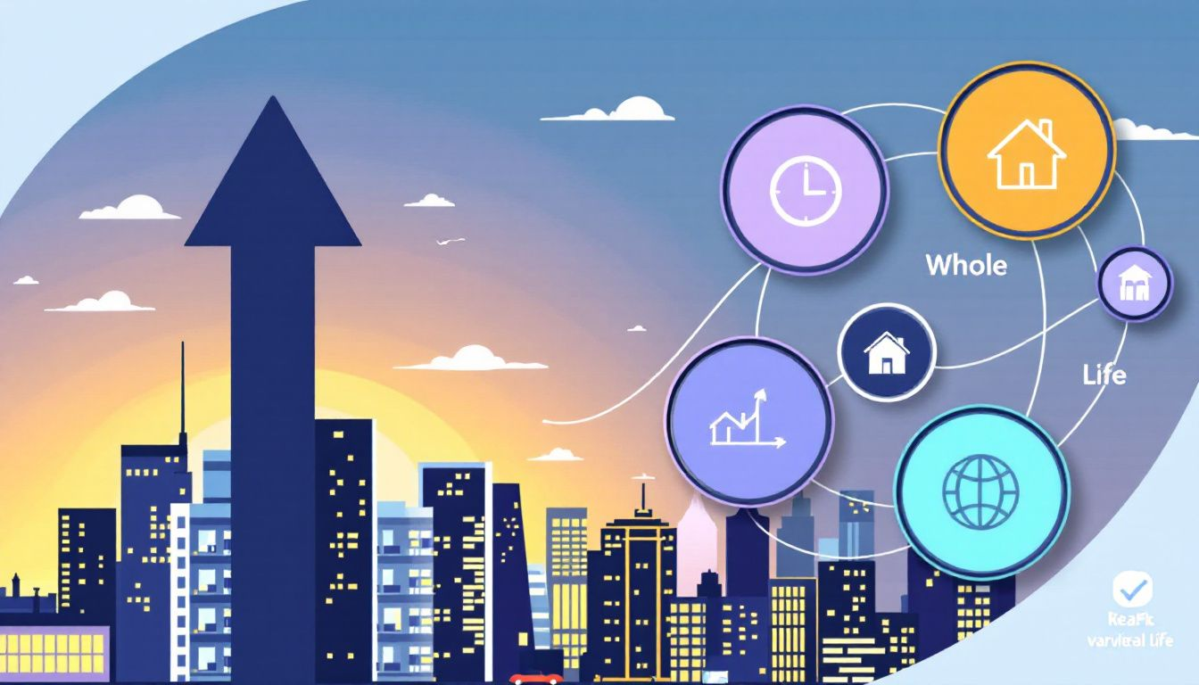 A visual representation of multiple life insurance policies illustrating the concept of financial protection.