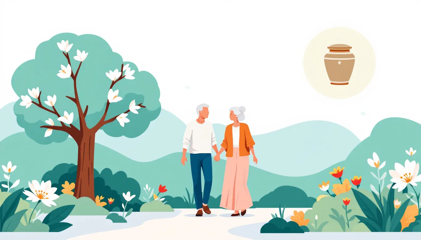 A diagram illustrating how burial insurance works for seniors.