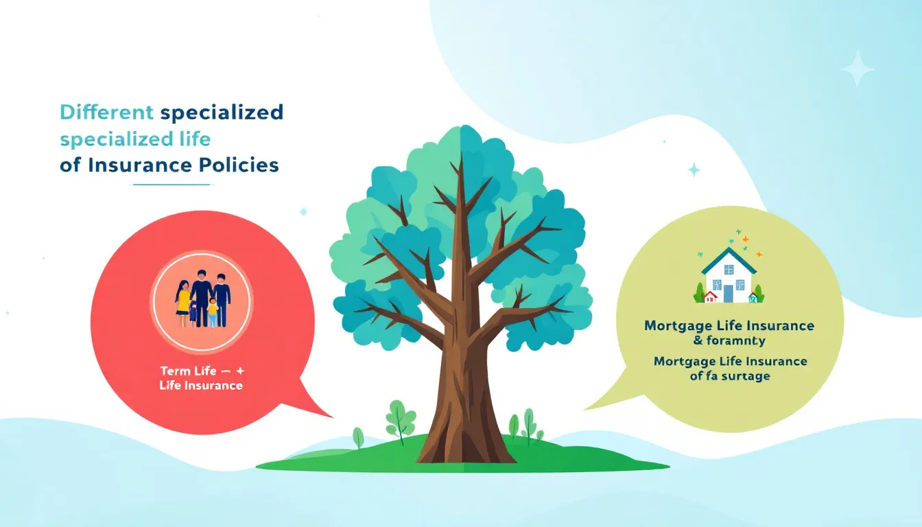 Different specialized life insurance policies.