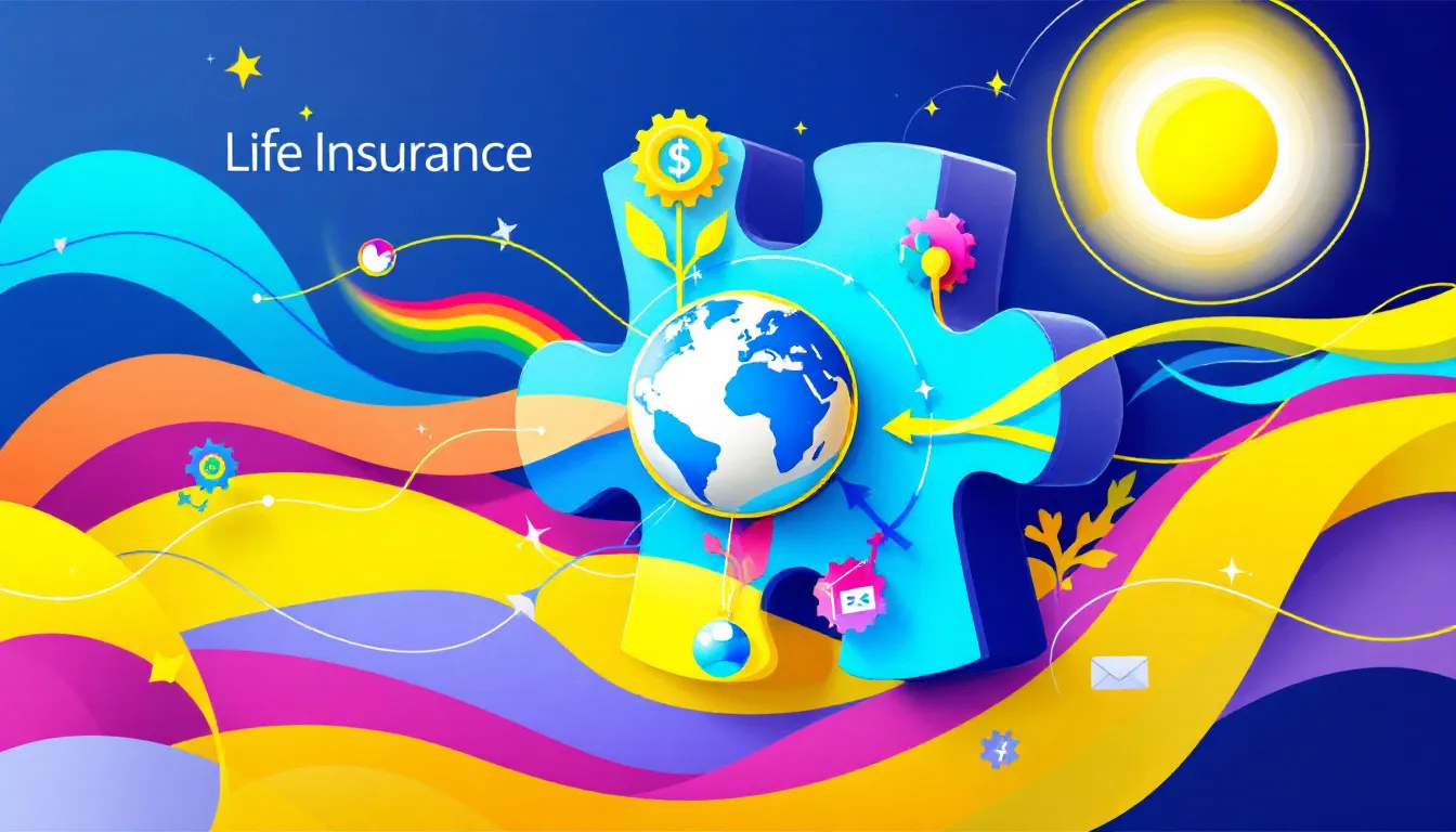 An illustration of adjustable life insurance concept.