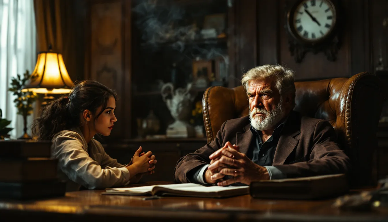 Steps to buy life insurance for someone else, showing a person consulting with an insurance agent.