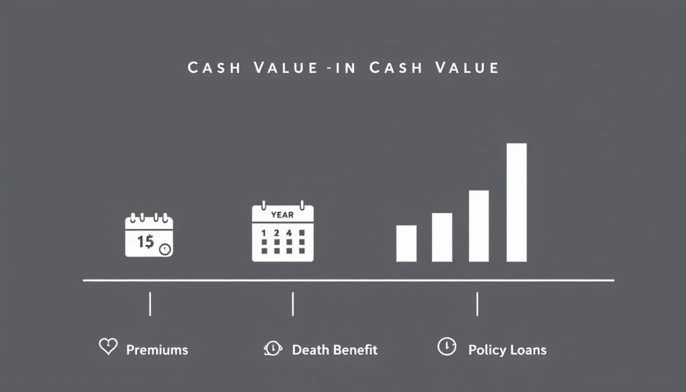 A conceptual image showing cash value in life insurance.
